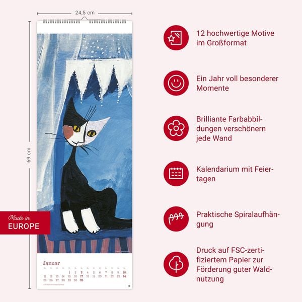 Produktbild: Rosina Wachtmeister Vertical Kalender 2027