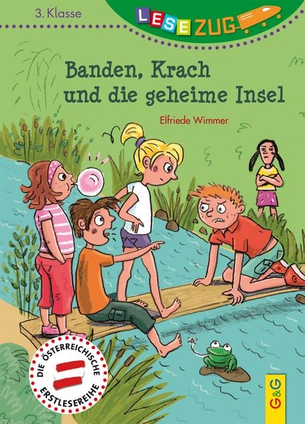 LESEZUG/3. Klasse: Banden, Krach und die geheime Insel, Gebundene Ausgabe von Elfriede Wimmer, G&G Verlag, Kinder- und Jugendbuch, 9783707421248