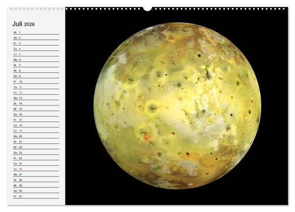Produktbild: Sonne, Monde und Planeten (Wandkalender 2026 DIN A2 quer), CALVENDO Monatskalender