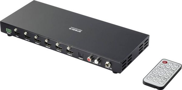 Produktbild: SpeaKa Professional 1+4 Port HDMI-Switch UHD 4K @ 60Hz