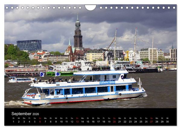 Produktbild: Hamburg (Wandkalender 2026 DIN A4 quer), CALVENDO Monatskalender