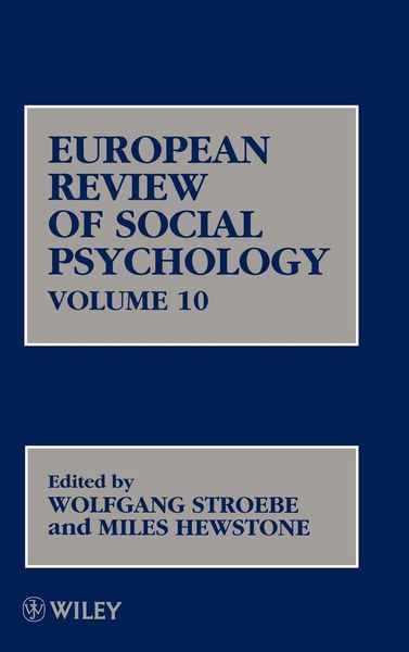Produktbild: European Review of Social Psychology V10