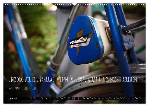 Produktbild: Velo Kunst (Wandkalender 2026 DIN A2 quer), CALVENDO Monatskalender