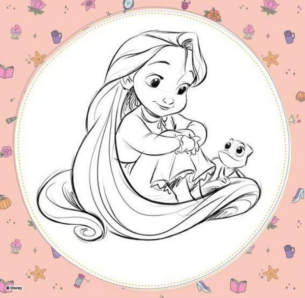 Produktbild: Disney Prinzessin: Kleine Prinzessinnen Malblock
