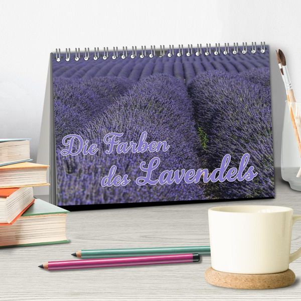 Produktbild: Die Farbe des Lavendels (Tischkalender 2026 DIN A5 quer), CALVENDO Monatskalender
