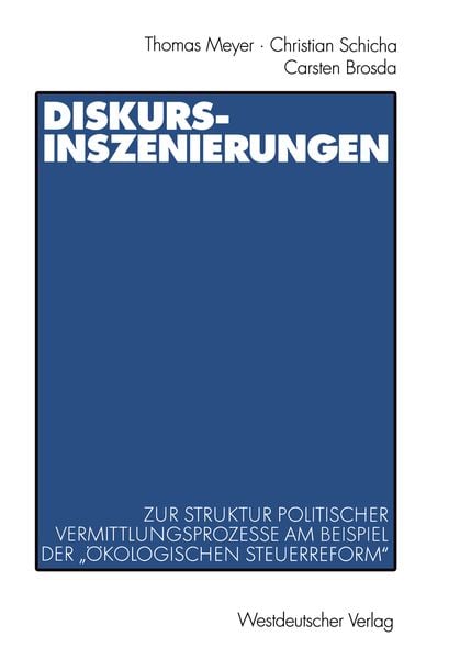 Produktbild: Diskurs-Inszenierungen
