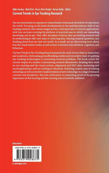 Produktbild: Current Trends in Eye Tracking Research