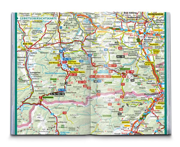 Produktbild: KOMPASS Wanderf&uuml;hrer Tegernsee, Schliersee, 55 Touren mit Extra-Tourenkarte