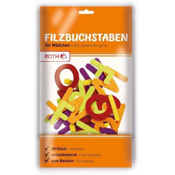 Produktbild: Filzbuchstaben Sortierung M&auml;dchen