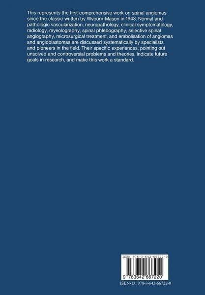 Produktbild: Spinal Angiomas