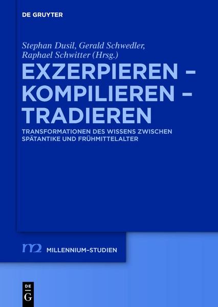 Produktbild: Exzerpieren - Kompilieren - Tradieren