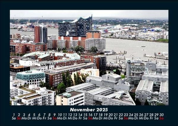 Produktbild: Hamburg 2025 Fotokalender DIN A5