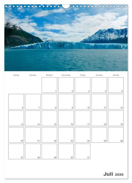 Produktbild: Alaska f&uuml;r alle die genug vom tr&auml;umen haben (Wandkalender 2026 DIN A3 hoch), CALVENDO Monatskalender