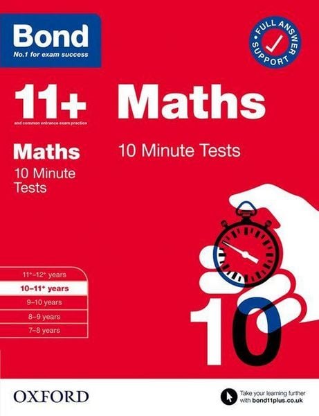Produktbild: Bond 11+ 10 Minute Tests Maths 10-11 years