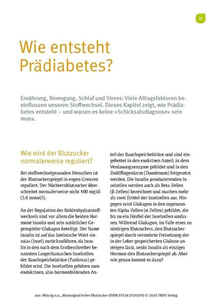 Produktbild: Warnsignal hoher Blutzucker