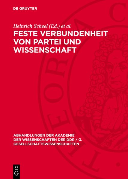 Produktbild: Feste Verbundenheit von Partei und Wissenschaft