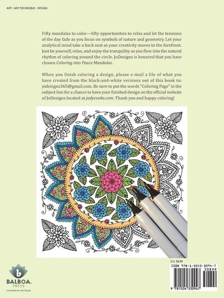 Produktbild: Coloring into Peace Mandalas