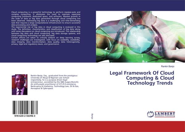 Produktbild: Legal Framework Of Cloud Computing & Cloud Technology Trends