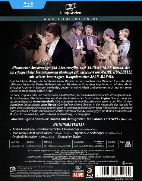 Produktbild: Der Graf mit der eisernen Faust (Die Geheimnisse von Paris) (Filmjuwelen)