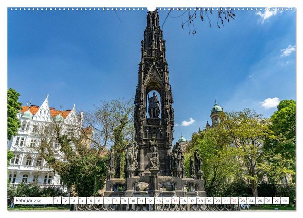 Produktbild: Tschechische Republik - Prag (hochwertiger Premium Wandkalender 2026 DIN A2 quer), Kunstdruck in Hochglanz