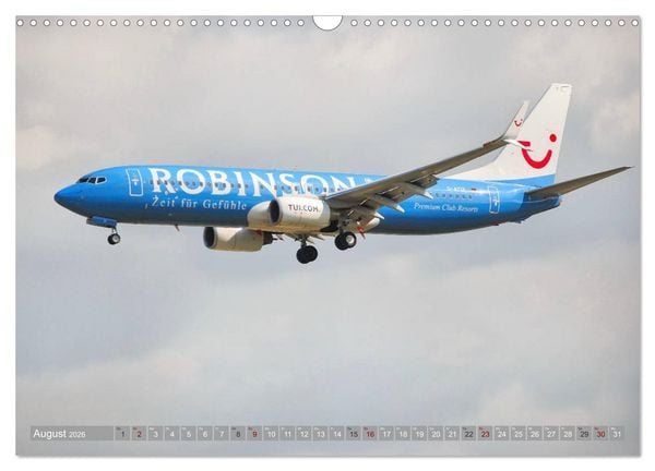 Produktbild: Flugzeuge - Eindrucksvolle Riesen am Himmel (Wandkalender 2026 DIN A3 quer), CALVENDO Monatskalender