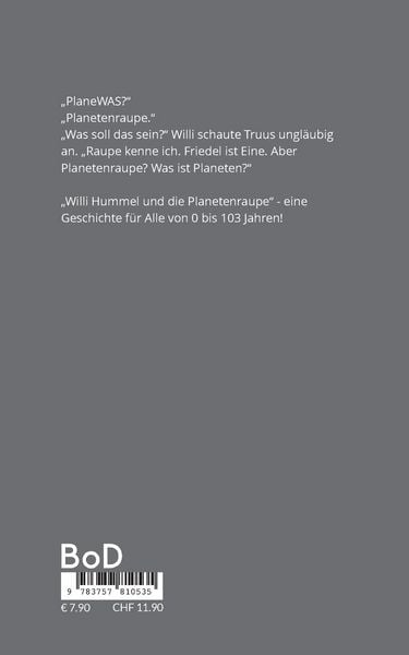 Produktbild: Willi Hummel und die Planetenraupe