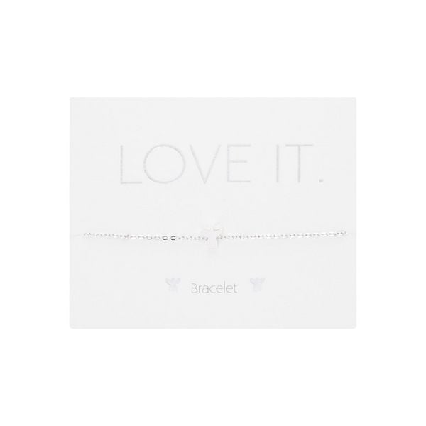 Produktbild: Armband - "Love it." versilbert - Engel