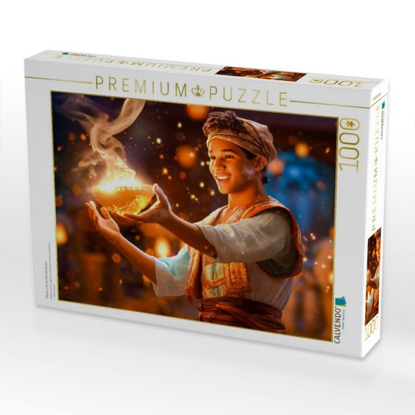 Produktbild: CALVENDO Puzzle Aladin und die Wunderlampe | 1000 Teile Lege-Gr&ouml;&szlig;e 64x48cm Foto-Puzzle f&uuml;r gl&uuml;ckliche Stunden
