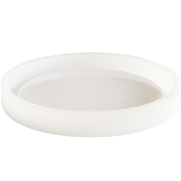 Silikon Gießform Unstersetzer,Ø 8 x 1 cm / Außenmaß Silikonform Ø 8,8 x 1,2 cm