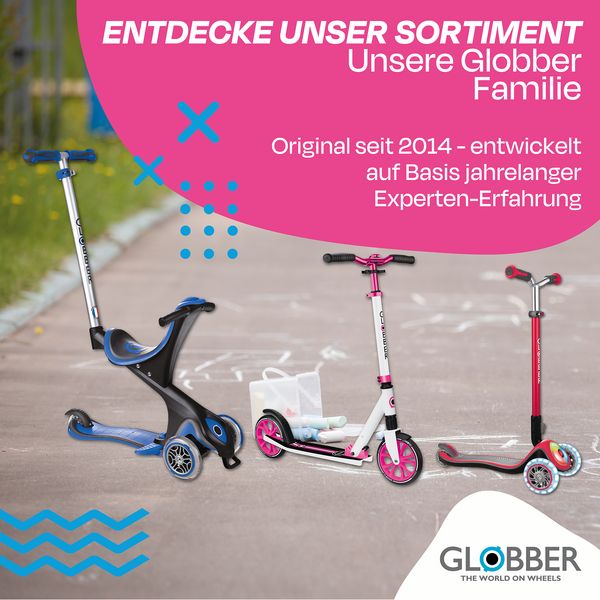 Produktbild: GLOBBER PRIMO FOLDABLE PLUS LIGHTS pink-