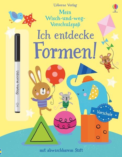 Mein Wisch-und-weg-Vorschulspaß: Ich entdecke Formen!, Taschenbuch von Jessica Greenwell, Usborne, 978-1-78941-289-5
