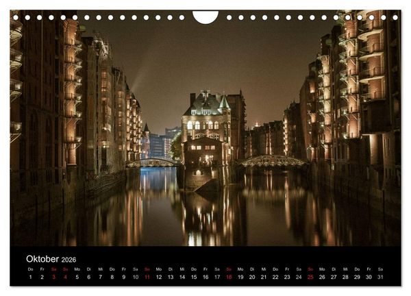 Produktbild: Hamburg (Wandkalender 2026 DIN A4 quer), CALVENDO Monatskalender