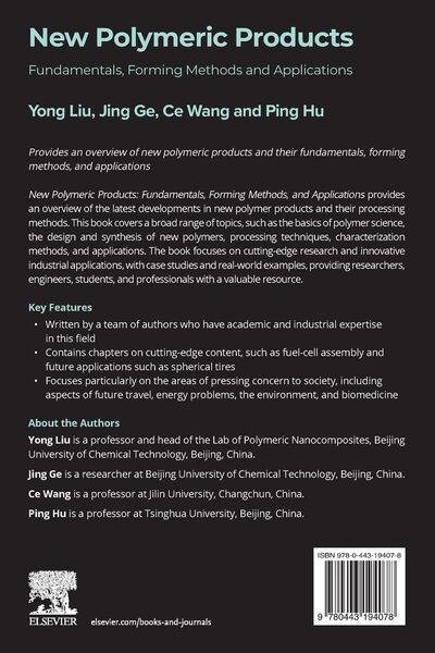 Produktbild: Liu, Y: New Polymeric Products