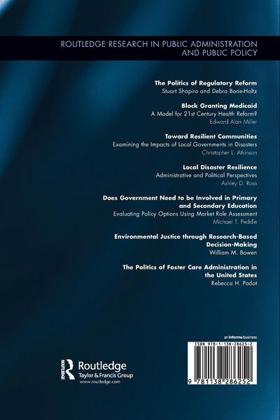 Produktbild: The Politics of Foster Care Administration in the United States