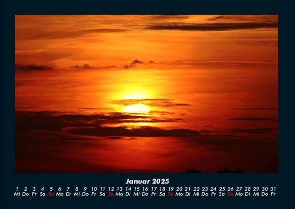 Produktbild: Sonnenunterg&auml;nge 2025 Fotokalender DIN A4