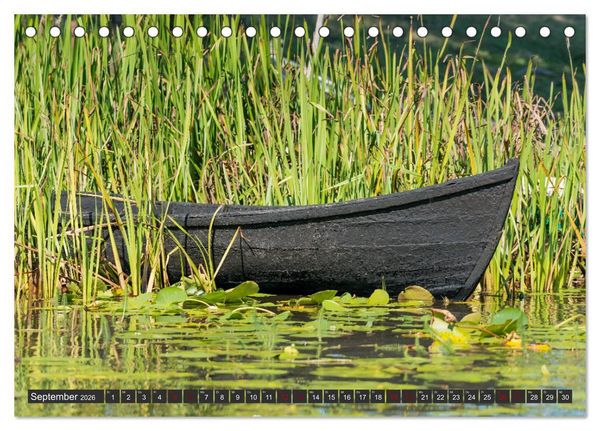 Produktbild: Das Paradies Donaudelta (Tischkalender 2026 DIN A5 quer), CALVENDO Monatskalender