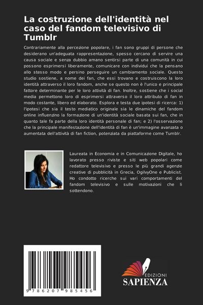 Produktbild: La costruzione dell'identit&agrave; nel caso del fandom televisivo di Tumblr