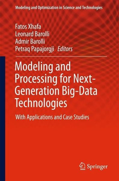 Produktbild: Modeling and Processing for Next-Generation Big-Data Technologies