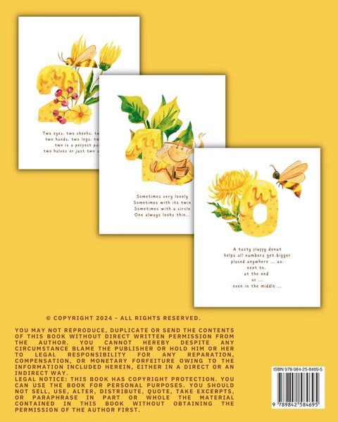 Produktbild: Bee's Sweet Counting Adventure - Learning Numbers Book for toddlers 2-5