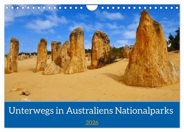 Produktbild: Unterwegs in Australiens Nationalparks (Wandkalender 2026 DIN A4 quer), CALVENDO Monatskalender