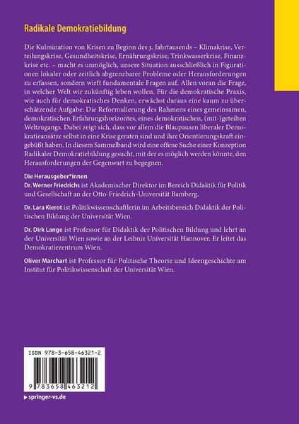 Produktbild: Radikale Demokratiebildung