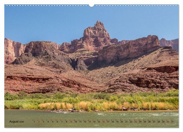 Produktbild: Colorado River Rafting im Grand Canyon (hochwertiger Premium Wandkalender 2026 DIN A2 quer), Kunstdruck in Hochglanz