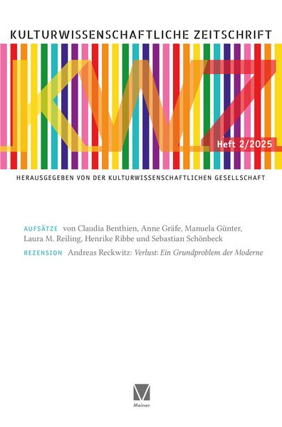 Produktbild: Kulturwissenschaftliche Zeitschrift 2025/2