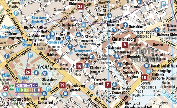 Produktbild: Copenhagen, Kopenhagen, Borch Map