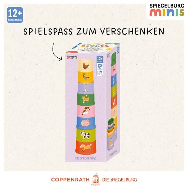 Produktbild: Stapelbecher Bauernhof / Spiegelburg minis