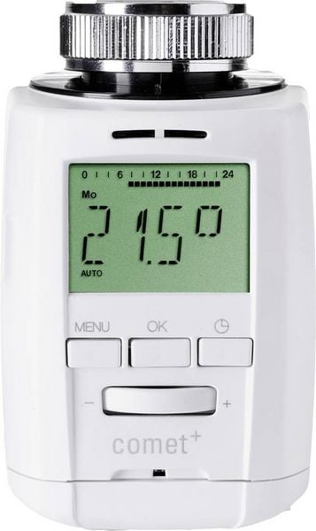 Produktbild: Eurotronic 700083 Comet Plus Heizk&ouml;rperthermostat elektronisch 8 bis 28&deg;C