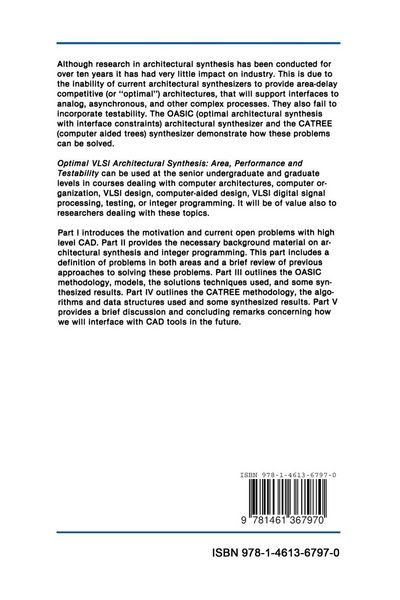 Produktbild: Optimal VLSI Architectural Synthesis