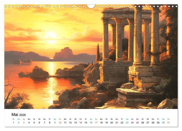 Produktbild: Szenen aus dem Antiken Griechenland (Wandkalender 2026 DIN A3 quer), CALVENDO Monatskalender