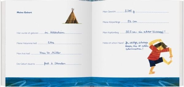 Produktbild: Die kleine Raupe Nimmersatt - Mein Babyalbum - Blau