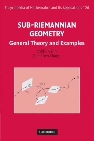 Produktbild: Sub-Riemannian Geometry